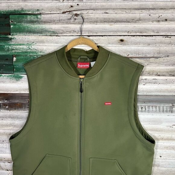 SUPREME WINDSTOPPER WORK VEST XLARGE OLIVE GREEN FW22 - Picture 4 of 9